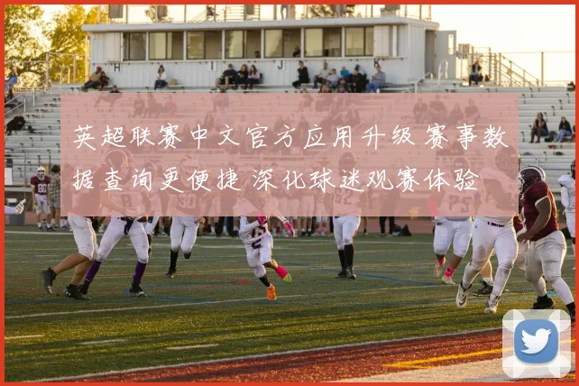 英超联赛中文官方应用升级 赛事数据查询更便捷 深化球迷观赛体验